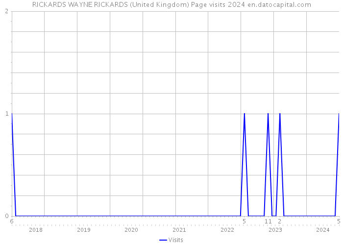 RICKARDS WAYNE RICKARDS (United Kingdom) Page visits 2024 