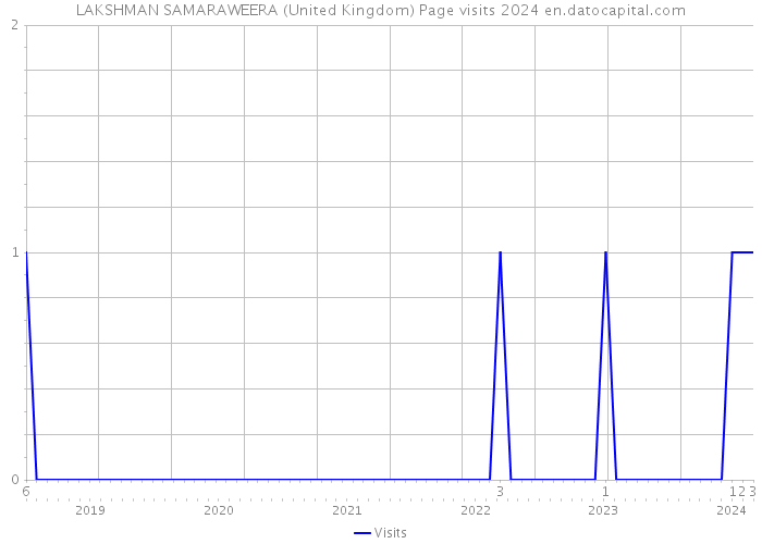 LAKSHMAN SAMARAWEERA (United Kingdom) Page visits 2024 