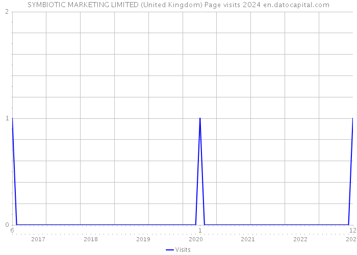 SYMBIOTIC MARKETING LIMITED (United Kingdom) Page visits 2024 
