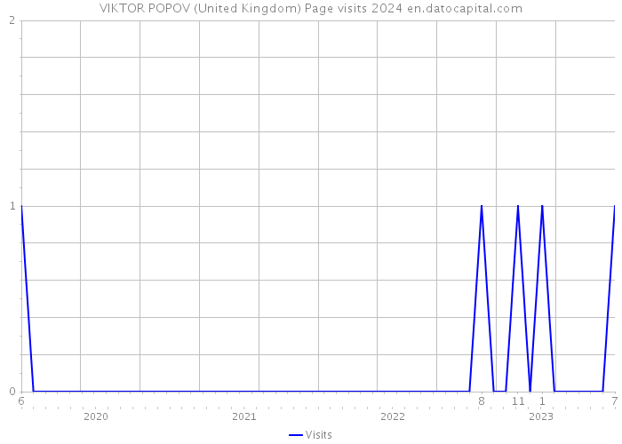 VIKTOR POPOV (United Kingdom) Page visits 2024 