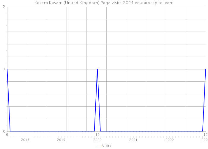 Kasem Kasem (United Kingdom) Page visits 2024 