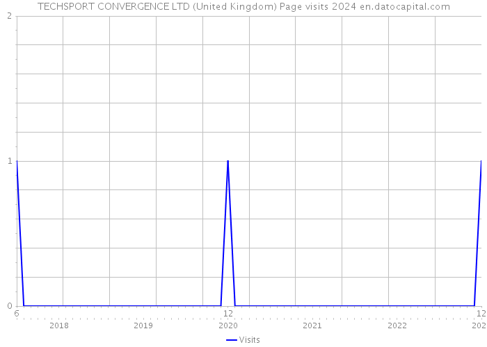 TECHSPORT CONVERGENCE LTD (United Kingdom) Page visits 2024 