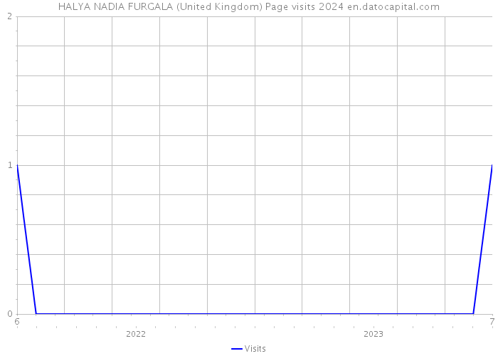 HALYA NADIA FURGALA (United Kingdom) Page visits 2024 