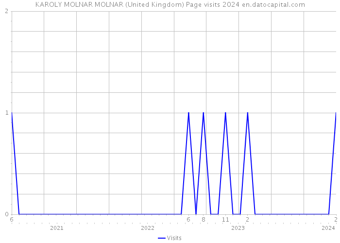 KAROLY MOLNAR MOLNAR (United Kingdom) Page visits 2024 