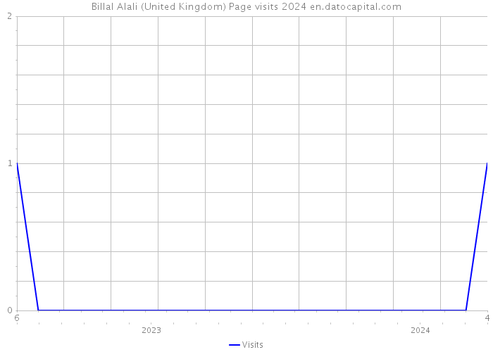 Billal Alali (United Kingdom) Page visits 2024 