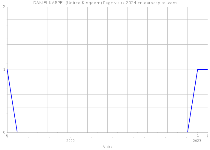 DANIEL KARPEL (United Kingdom) Page visits 2024 