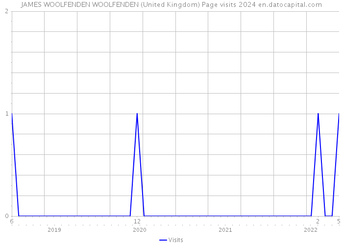 JAMES WOOLFENDEN WOOLFENDEN (United Kingdom) Page visits 2024 