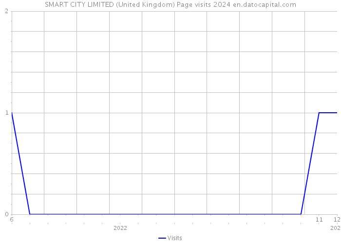 SMART CITY LIMITED (United Kingdom) Page visits 2024 