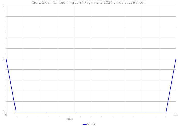Giora Eldan (United Kingdom) Page visits 2024 