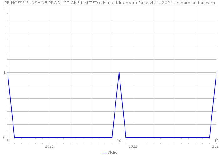 PRINCESS SUNSHINE PRODUCTIONS LIMITED (United Kingdom) Page visits 2024 