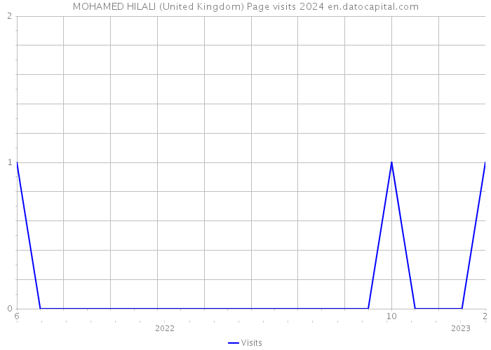 MOHAMED HILALI (United Kingdom) Page visits 2024 