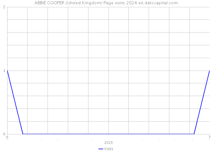 ABBIE COOPER (United Kingdom) Page visits 2024 