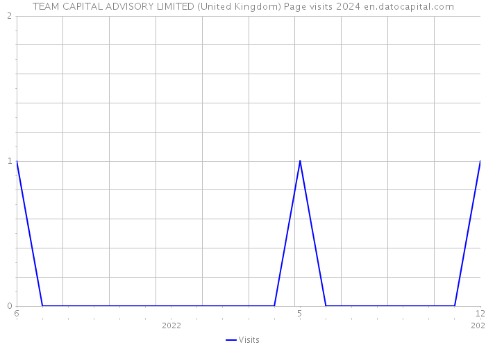 TEAM CAPITAL ADVISORY LIMITED (United Kingdom) Page visits 2024 