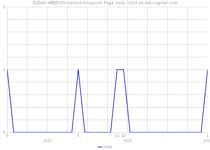 SUSAN WEEDON (United Kingdom) Page visits 2024 