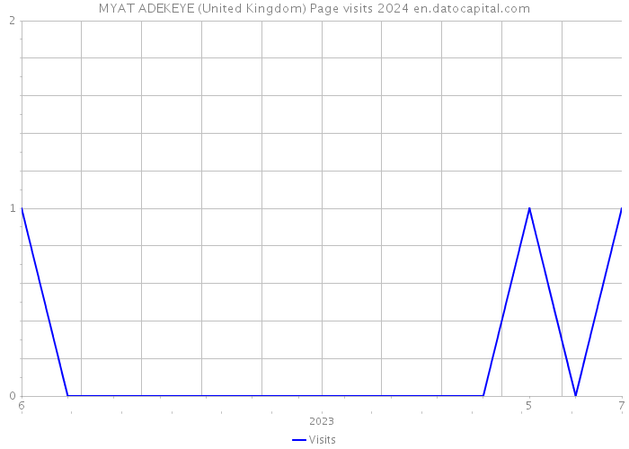 MYAT ADEKEYE (United Kingdom) Page visits 2024 