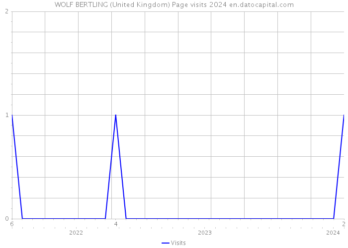 WOLF BERTLING (United Kingdom) Page visits 2024 