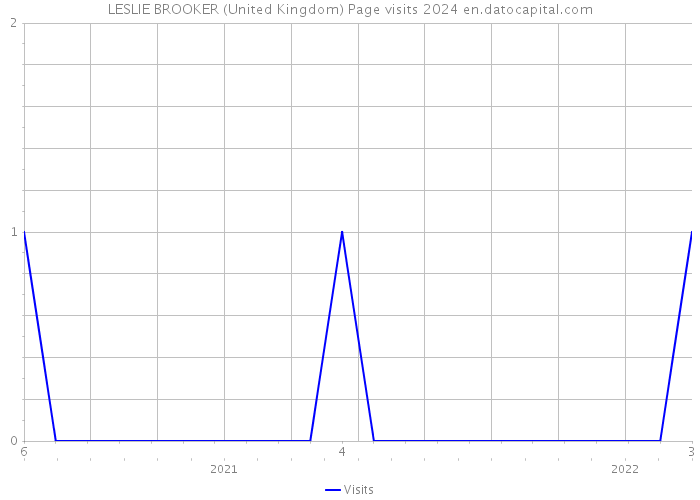 LESLIE BROOKER (United Kingdom) Page visits 2024 