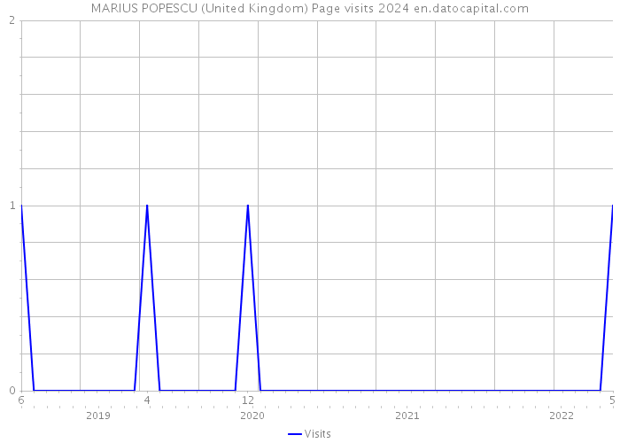 MARIUS POPESCU (United Kingdom) Page visits 2024 