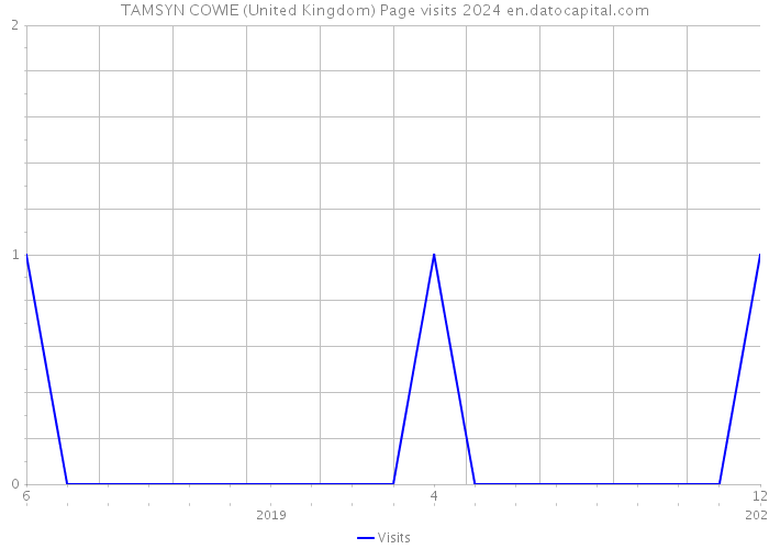 TAMSYN COWIE (United Kingdom) Page visits 2024 