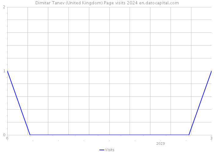 Dimitar Tanev (United Kingdom) Page visits 2024 