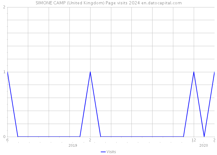 SIMONE CAMP (United Kingdom) Page visits 2024 