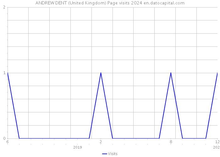 ANDREW DENT (United Kingdom) Page visits 2024 