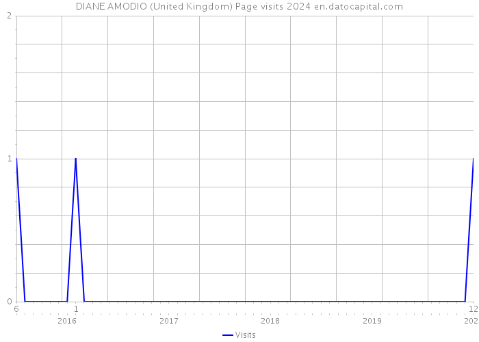 DIANE AMODIO (United Kingdom) Page visits 2024 
