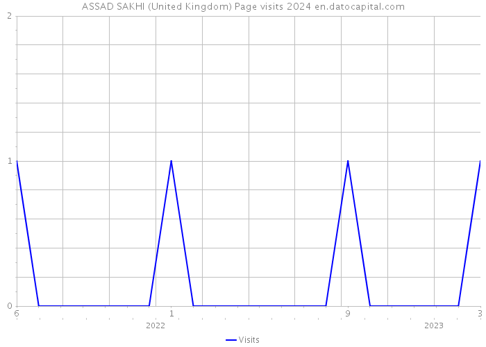 ASSAD SAKHI (United Kingdom) Page visits 2024 