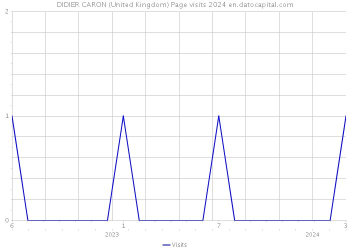 DIDIER CARON (United Kingdom) Page visits 2024 