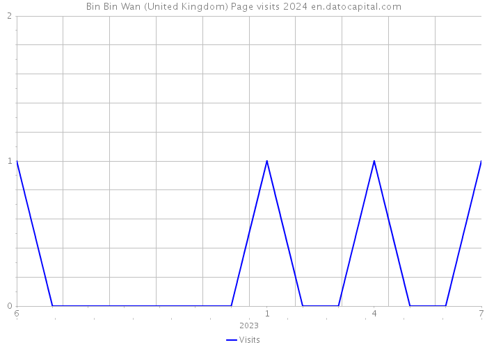 Bin Bin Wan (United Kingdom) Page visits 2024 