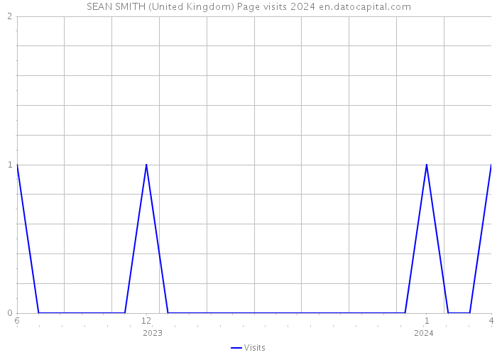 SEAN SMITH (United Kingdom) Page visits 2024 