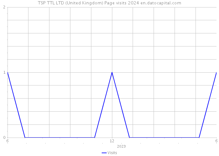 TSP TTL LTD (United Kingdom) Page visits 2024 