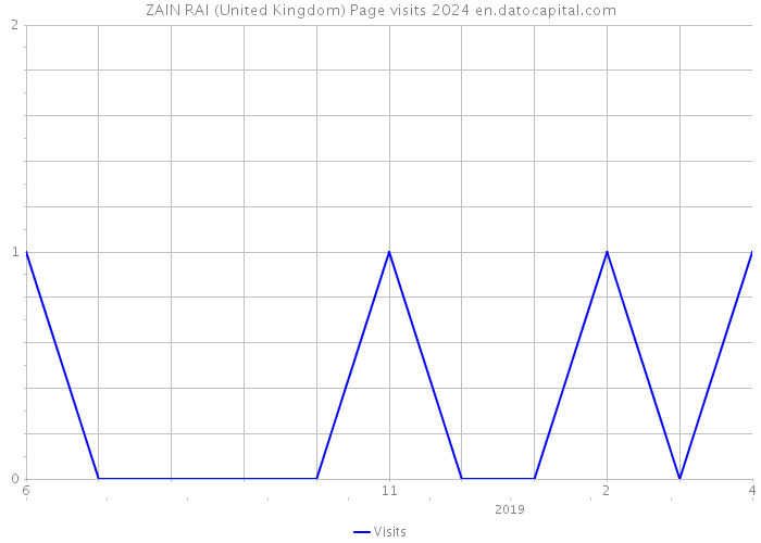 ZAIN RAI (United Kingdom) Page visits 2024 