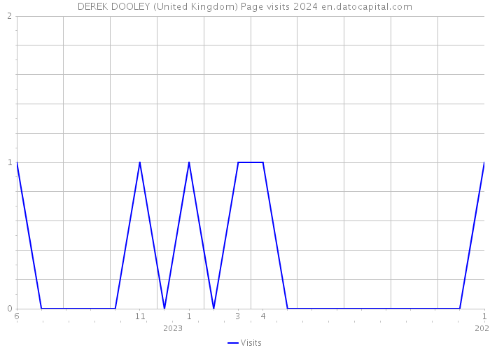 DEREK DOOLEY (United Kingdom) Page visits 2024 