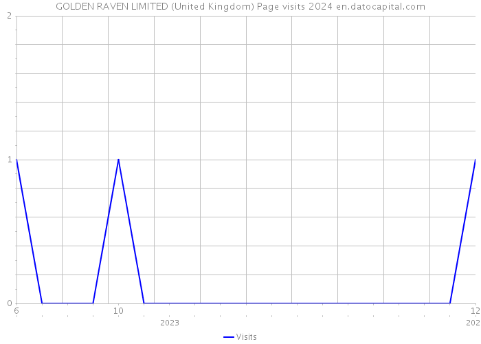 GOLDEN RAVEN LIMITED (United Kingdom) Page visits 2024 