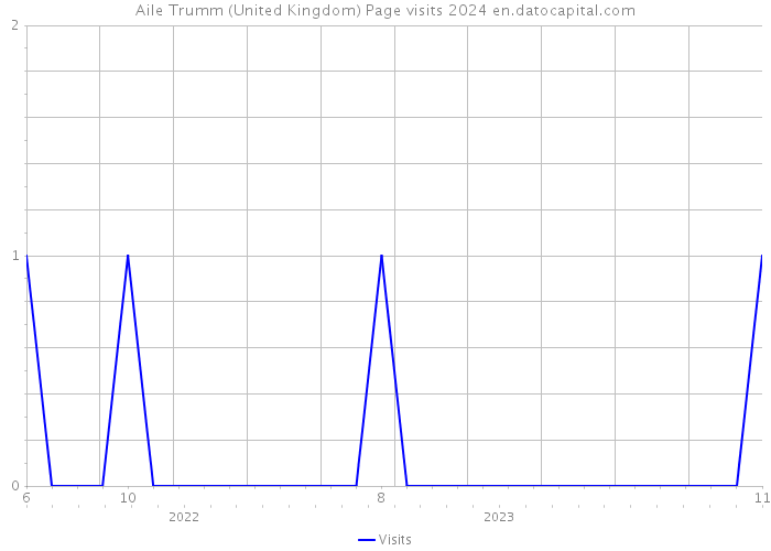 Aile Trumm (United Kingdom) Page visits 2024 