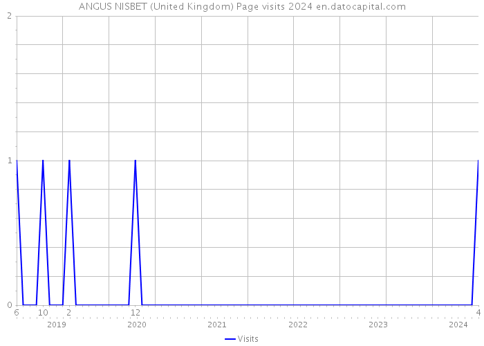 ANGUS NISBET (United Kingdom) Page visits 2024 