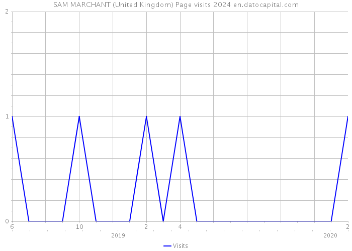 SAM MARCHANT (United Kingdom) Page visits 2024 