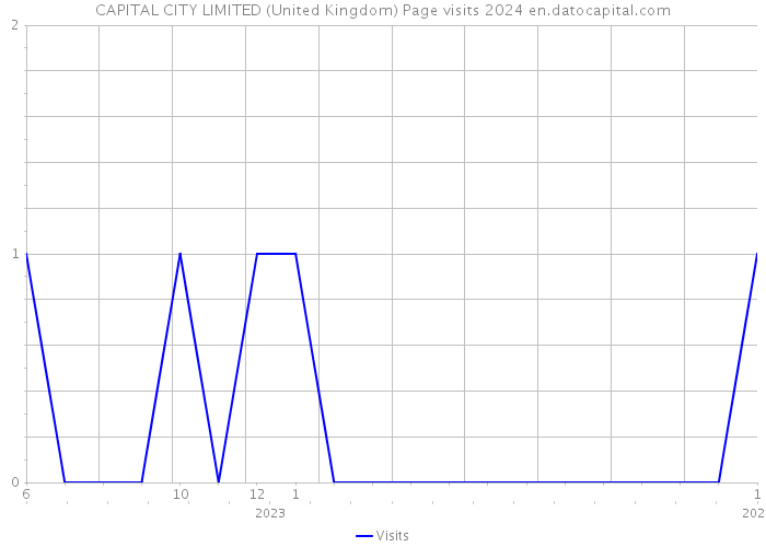 CAPITAL CITY LIMITED (United Kingdom) Page visits 2024 