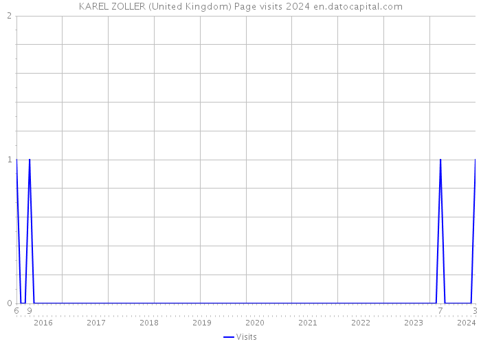 KAREL ZOLLER (United Kingdom) Page visits 2024 