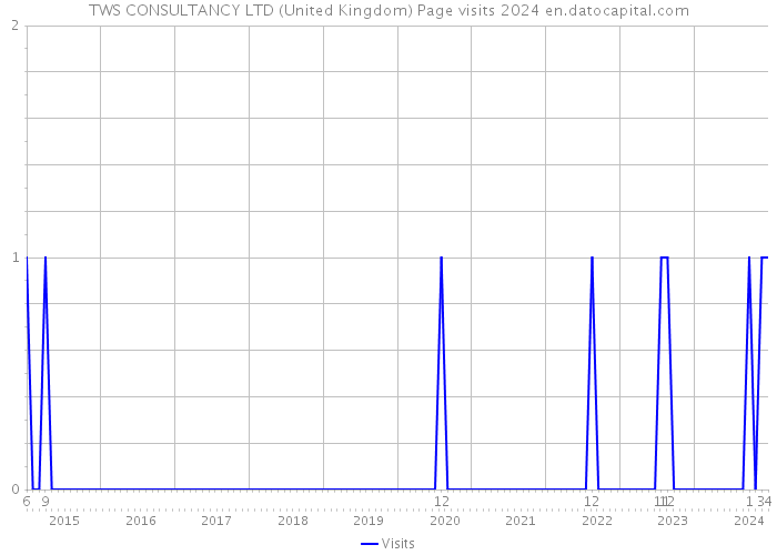 TWS CONSULTANCY LTD (United Kingdom) Page visits 2024 