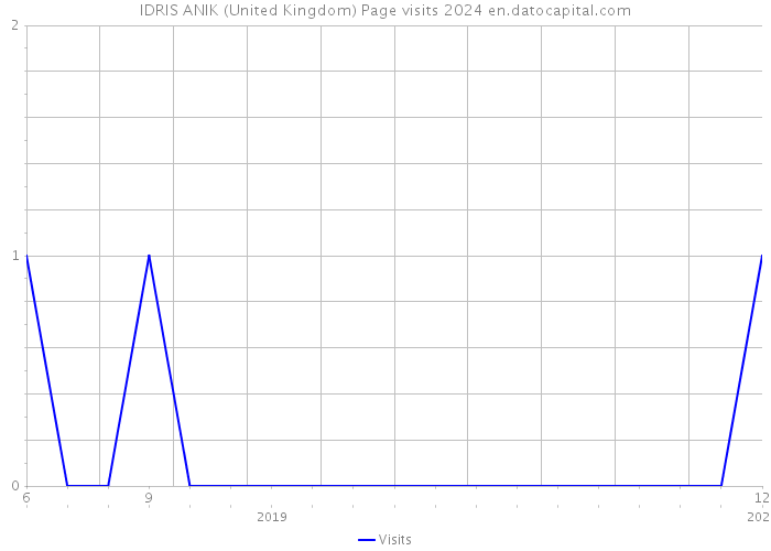 IDRIS ANIK (United Kingdom) Page visits 2024 