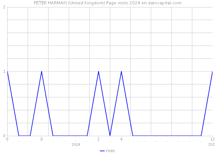 PETER HARMAN (United Kingdom) Page visits 2024 