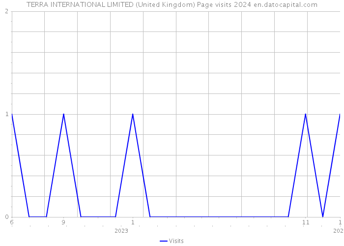 TERRA INTERNATIONAL LIMITED (United Kingdom) Page visits 2024 