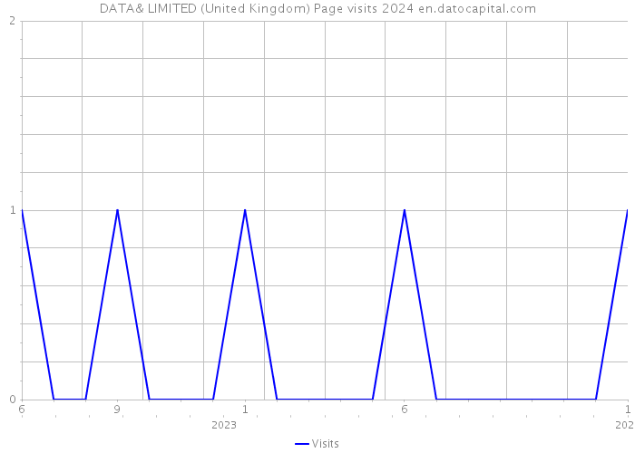DATA& LIMITED (United Kingdom) Page visits 2024 