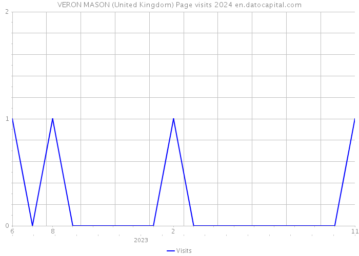 VERON MASON (United Kingdom) Page visits 2024 