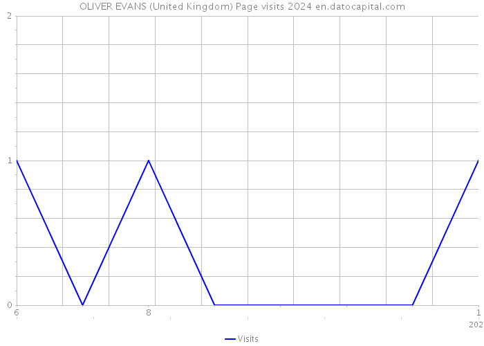 OLIVER EVANS (United Kingdom) Page visits 2024 