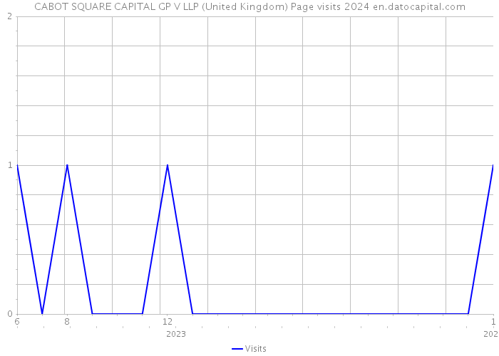 CABOT SQUARE CAPITAL GP V LLP (United Kingdom) Page visits 2024 