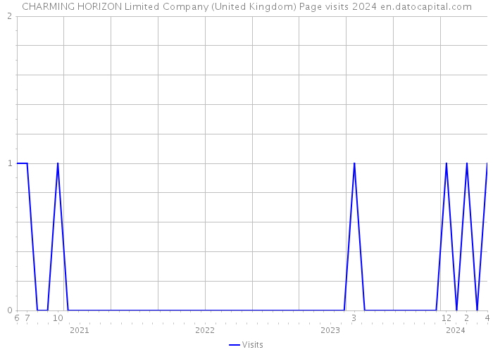 CHARMING HORIZON Limited Company (United Kingdom) Page visits 2024 