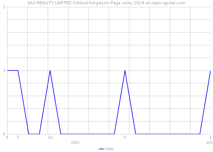 SAS REALITY LIMITED (United Kingdom) Page visits 2024 